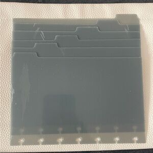 Cloth and Paper - HP Mini - Blank side tab dividers